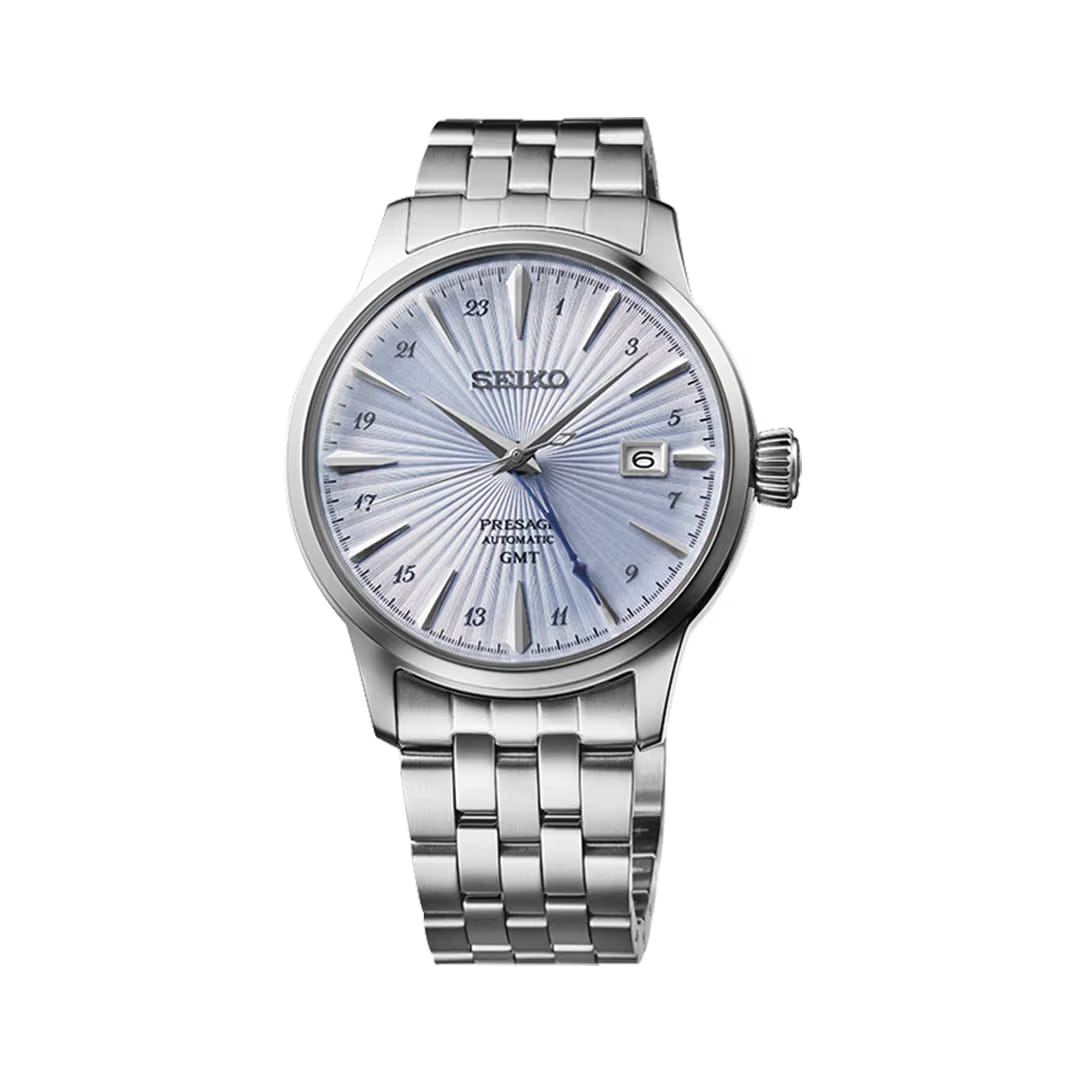 Seiko Presage Cocktail Time Gmt - Blue - SSK037J1