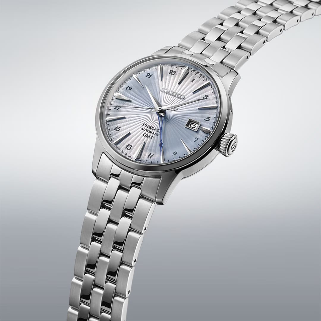Seiko Presage Cocktail Time Gmt - Blue - SSK037J1