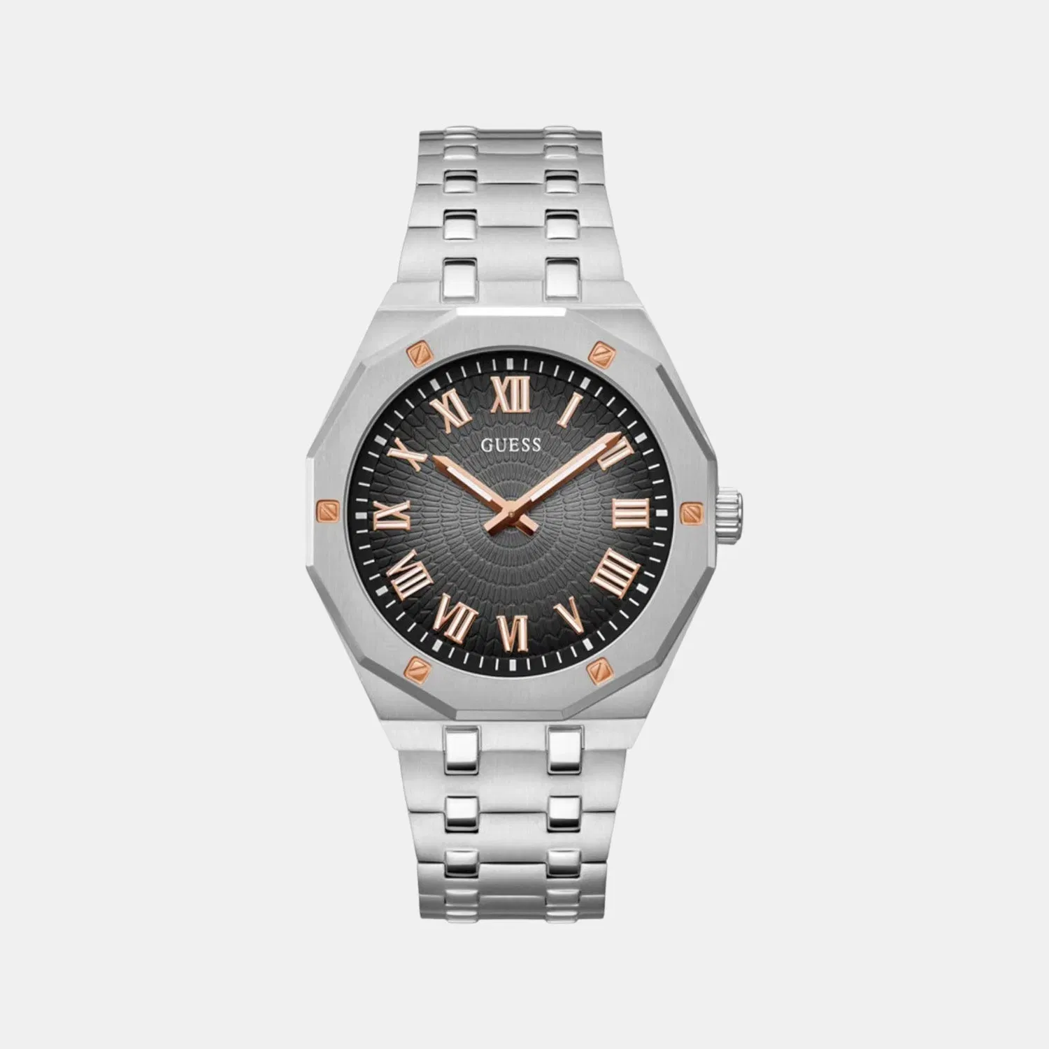Guess Gd Asset Men Quartz Black Dial Analog Stainless Steel Gw0575G1