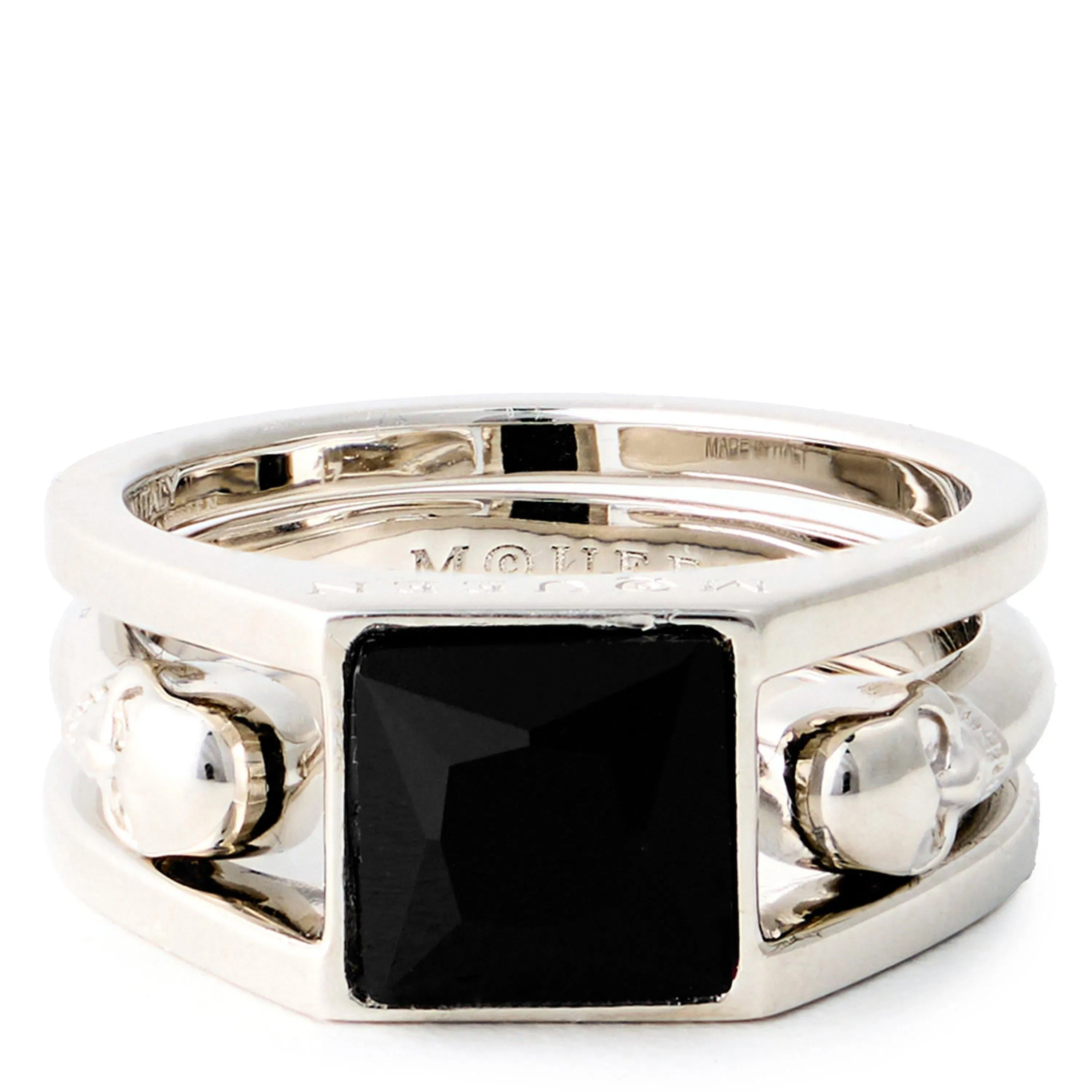 Alex Twin Skull Signet Ring