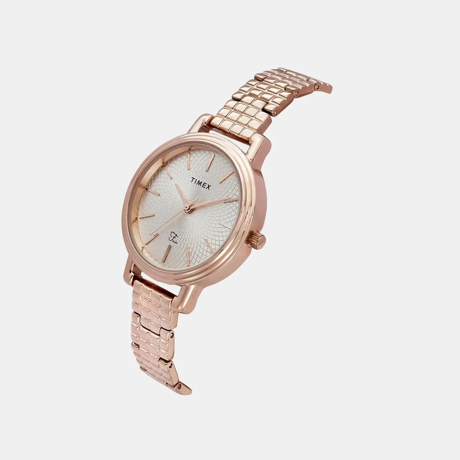 Timex Fria Women Quartz Dial Analog Brass Watch Twel23902