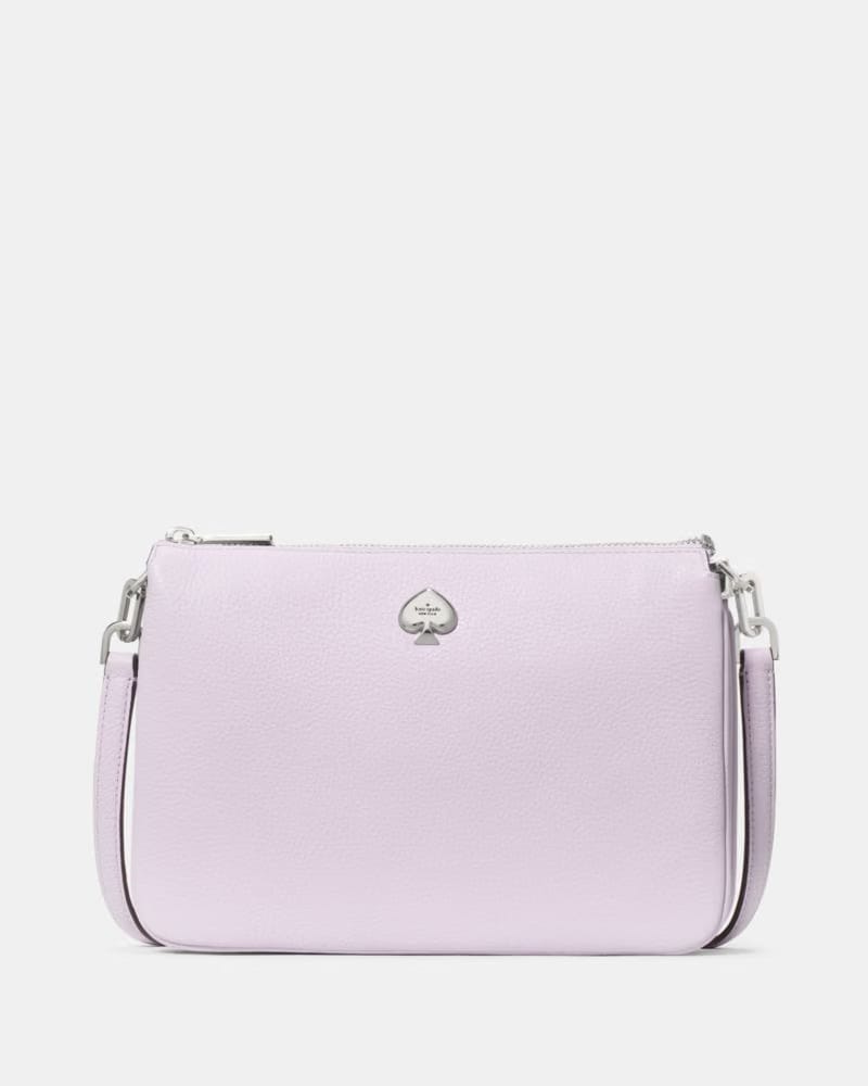 KateSpade Kayla Triple Crossbody Bag Light Frozen Lilac