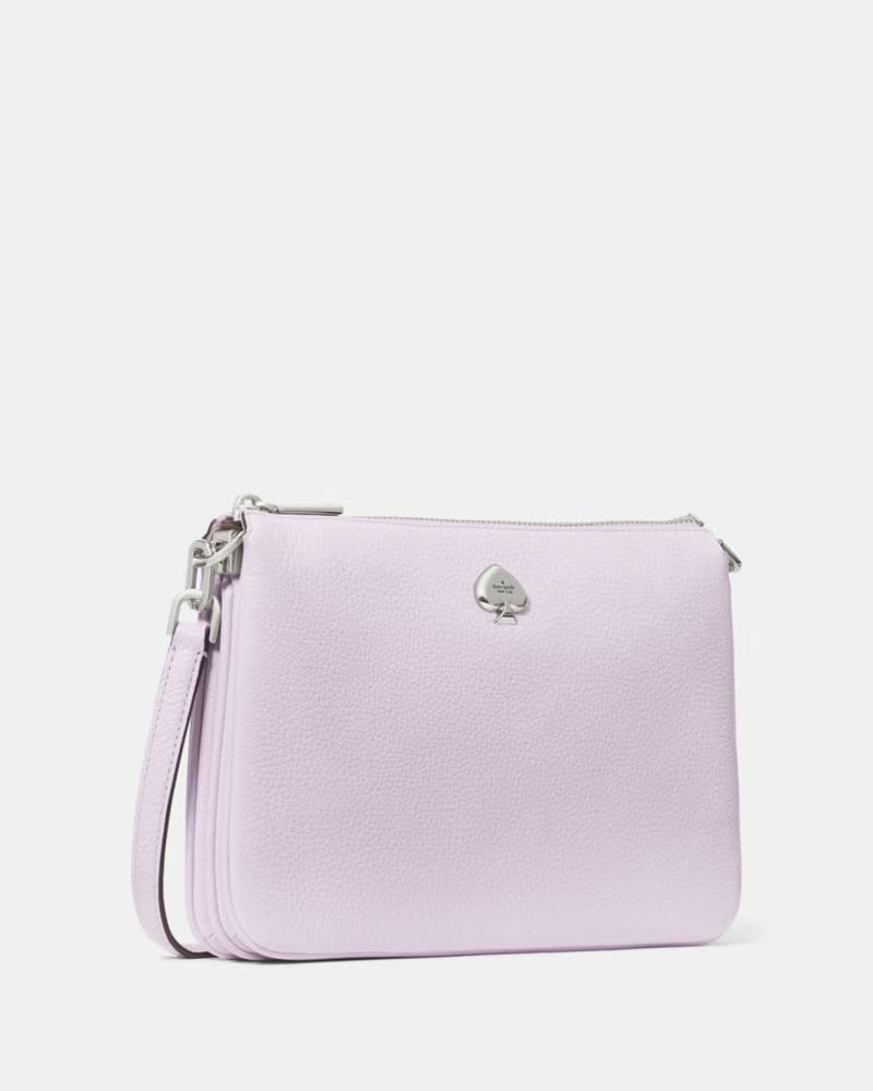 KateSpade Kayla Triple Crossbody Bag Light Frozen Lilac