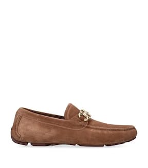 Suede Parigi Gancho Driving Shoes