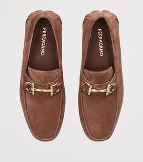Suede Parigi Gancho Driving Shoes