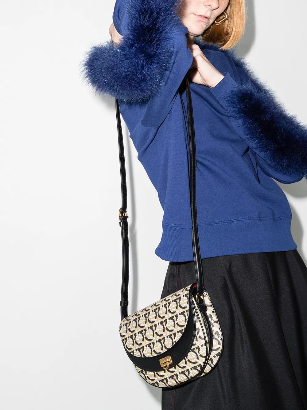 Gancini crossbody bag