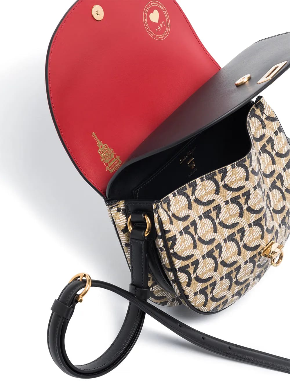 Gancini crossbody bag