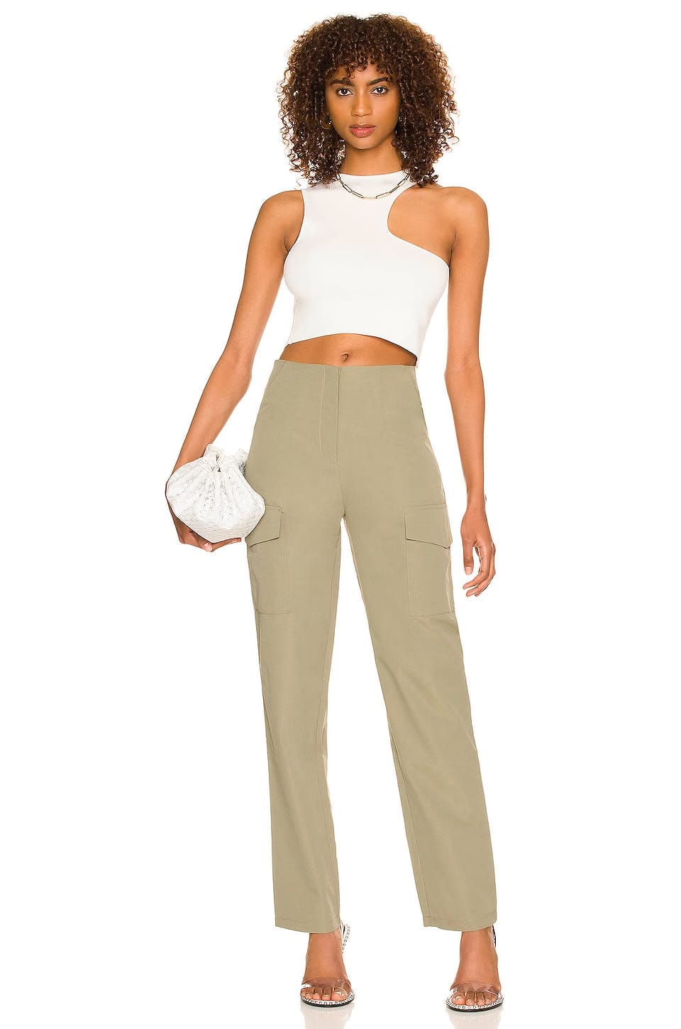 superdown Kimmy Cargo Pant in Olive Green