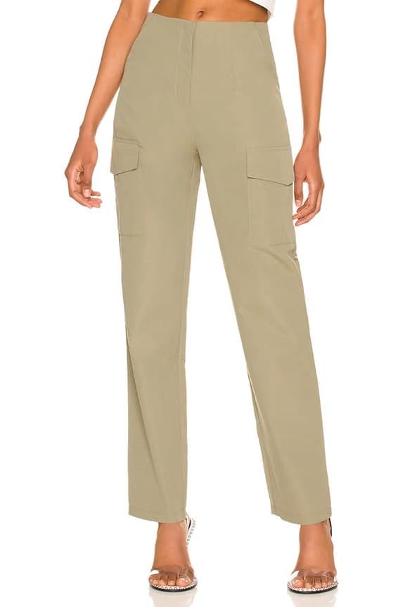 superdown Kimmy Cargo Pant in Olive Green