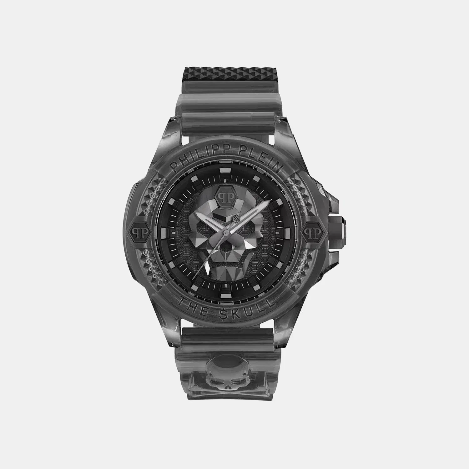 Philipp Plein Men Quartz Black Dial Analog Plastic Watch Pwwaa0523
