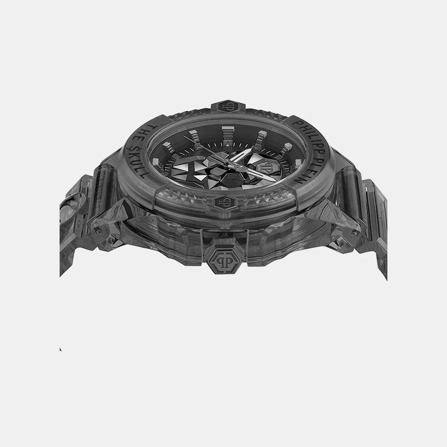 Philipp Plein Men Quartz Black Dial Analog Plastic Watch Pwwaa0523