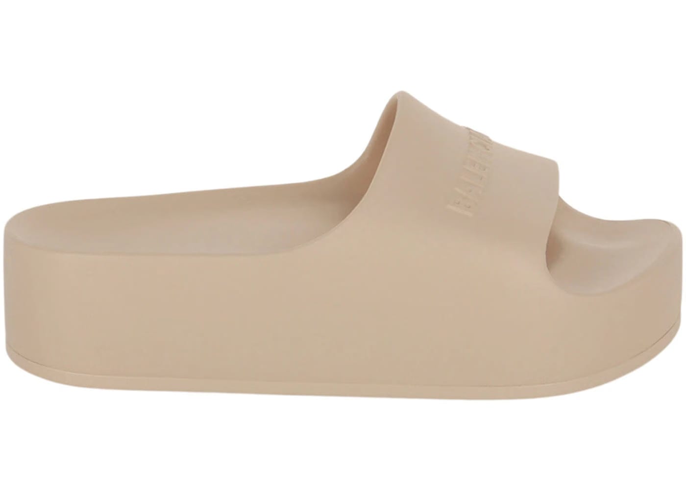 Balenciaga Chunky Slide Sand Beige Womens