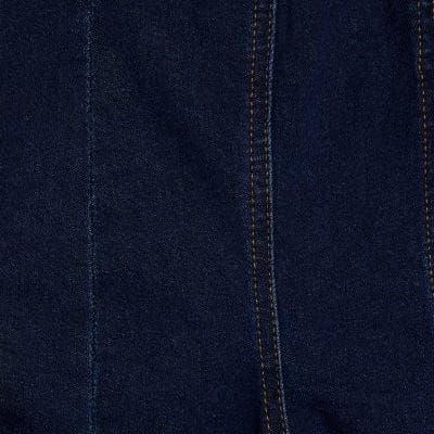 Blue Denim Sleeveless Mini Dress