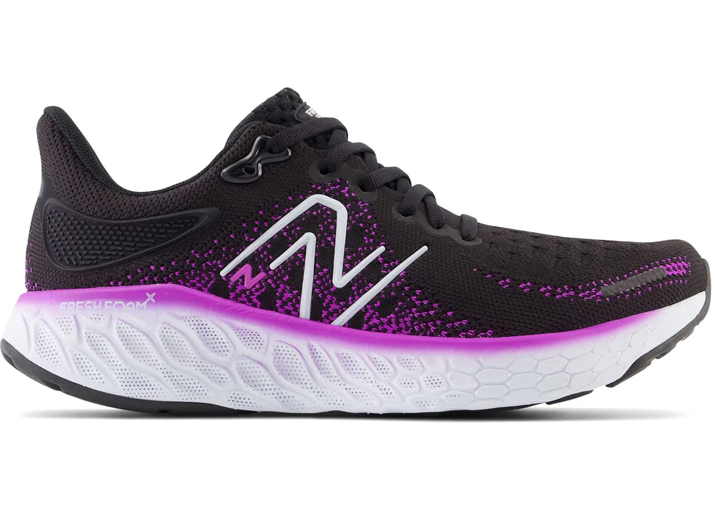 New Balance Fresh Foam X 1080V12 Black Cosmic Rose Womens