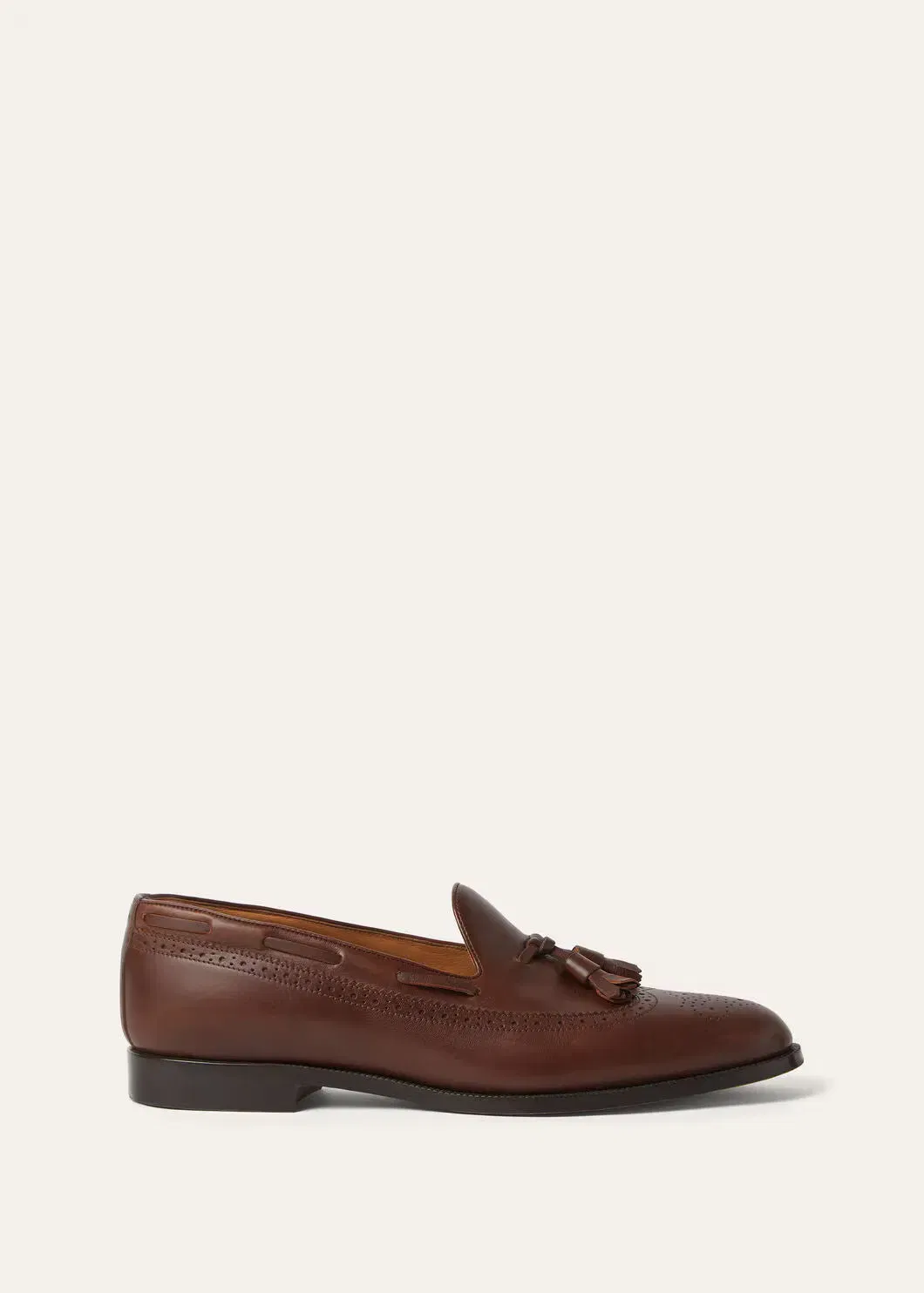 LoroPiana Serge Walk Loafer Cuoio Inglese