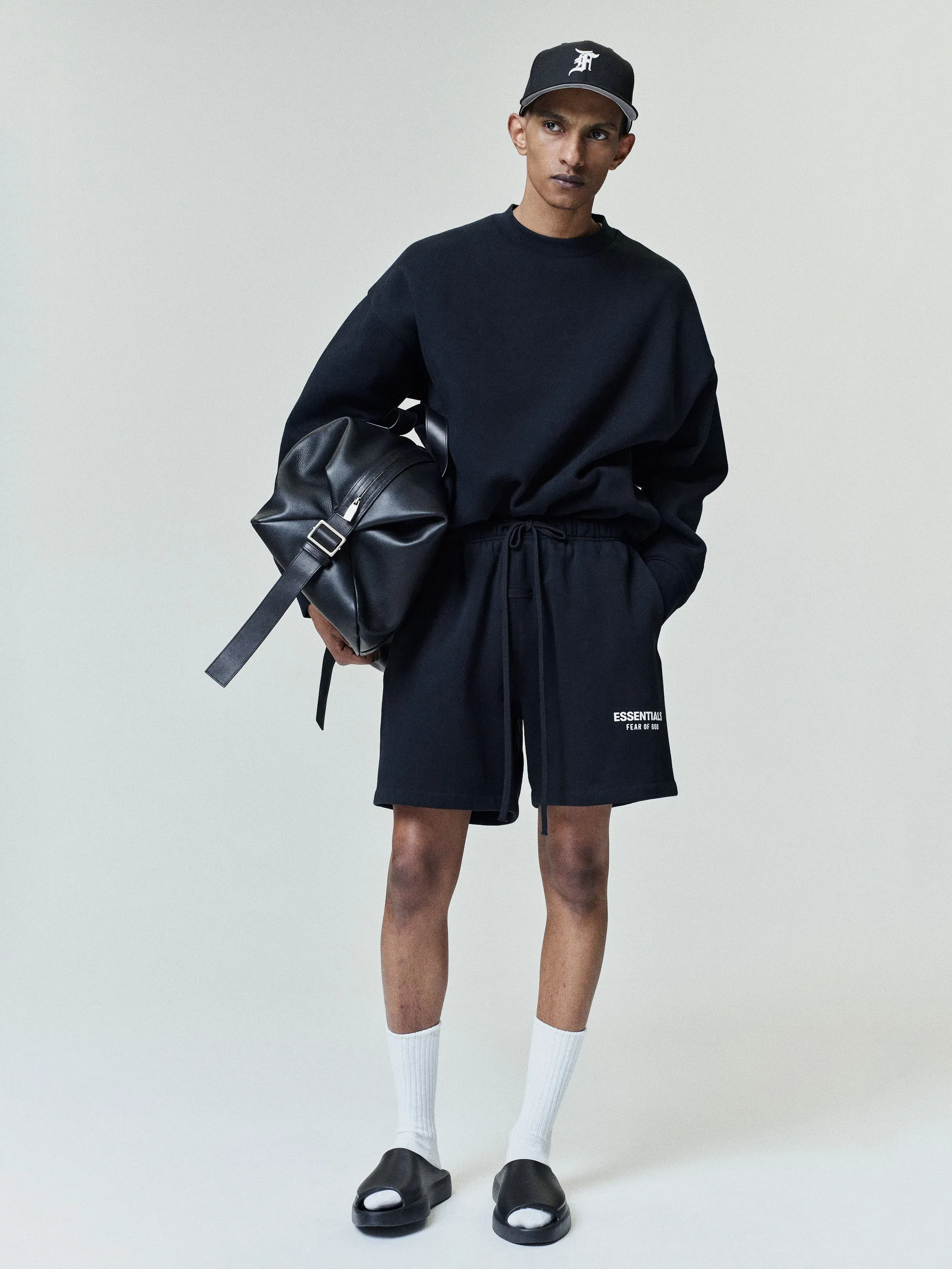 Essentials Essentials Ss26 Classic Sweatshort Vintage Black