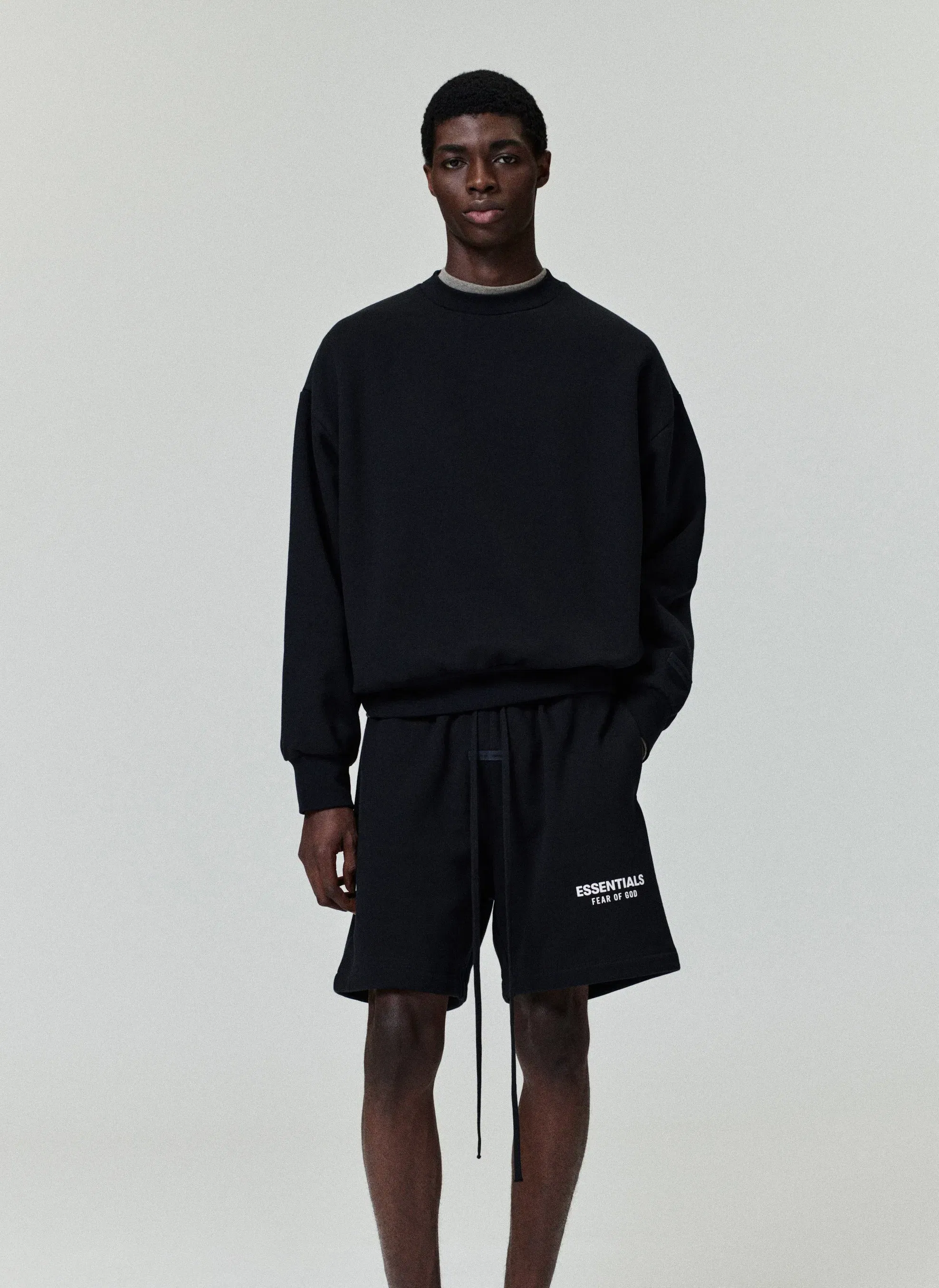 Essentials Essentials Ss26 Classic Sweatshort Vintage Black