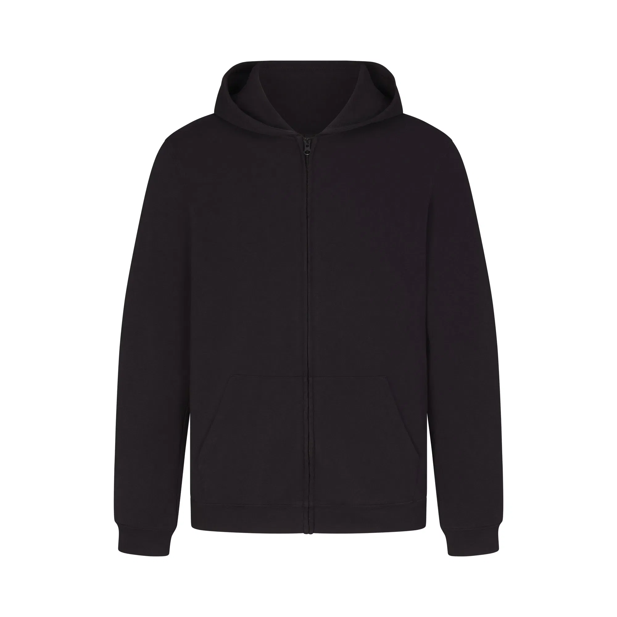 JERSEY LOUNGE MENS ZIP UP HOODIE | OBSIDIAN