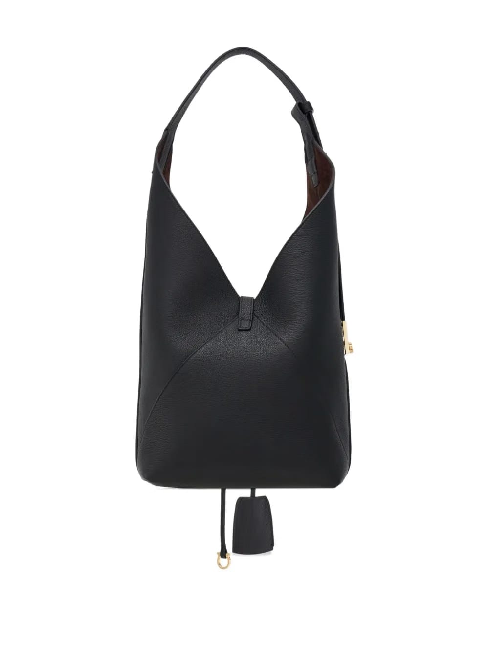 leather hobo shoulder bag