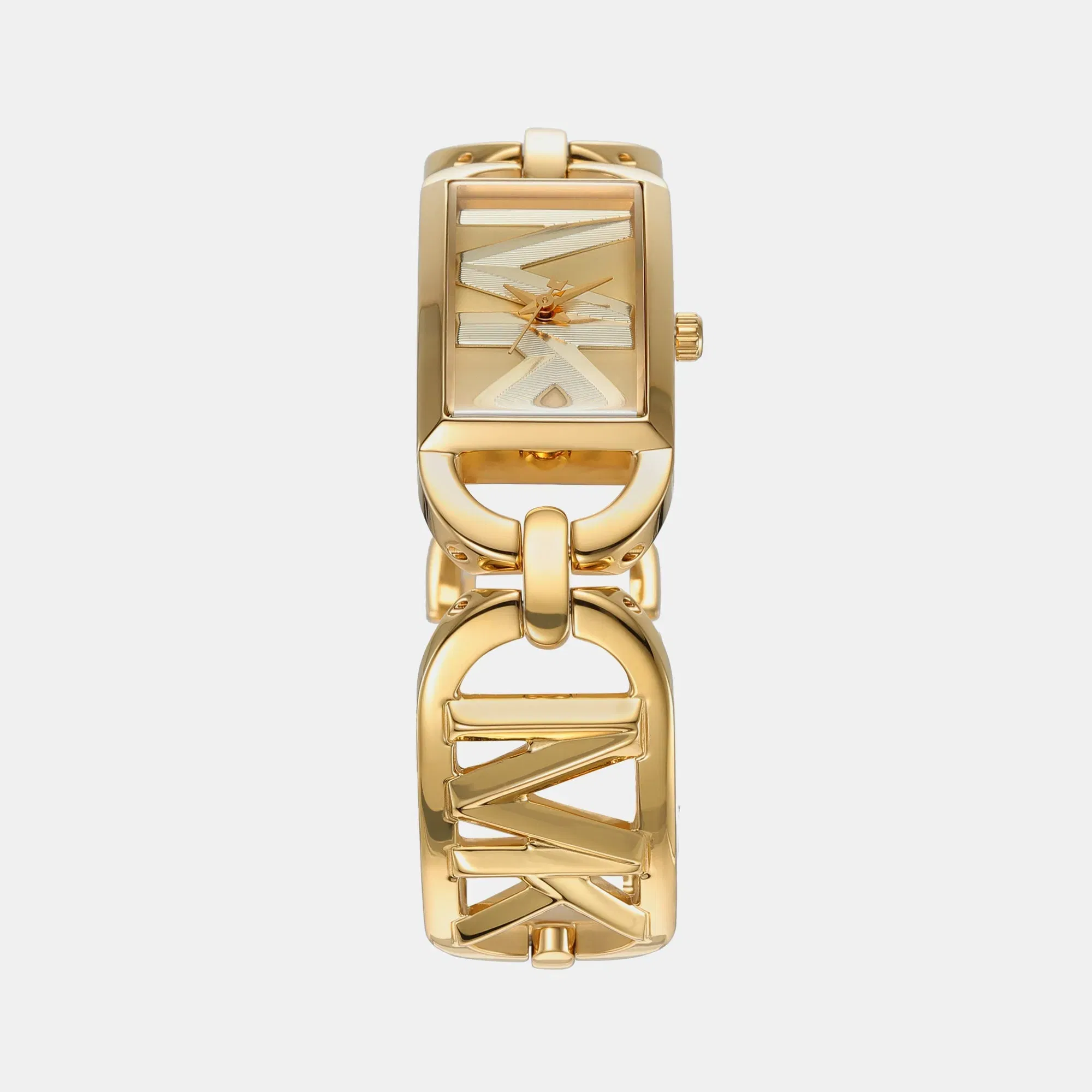 Michael Kors Mk Empire Women Quartz Gold Dial Analog Stainless Steel Watch Mk7406