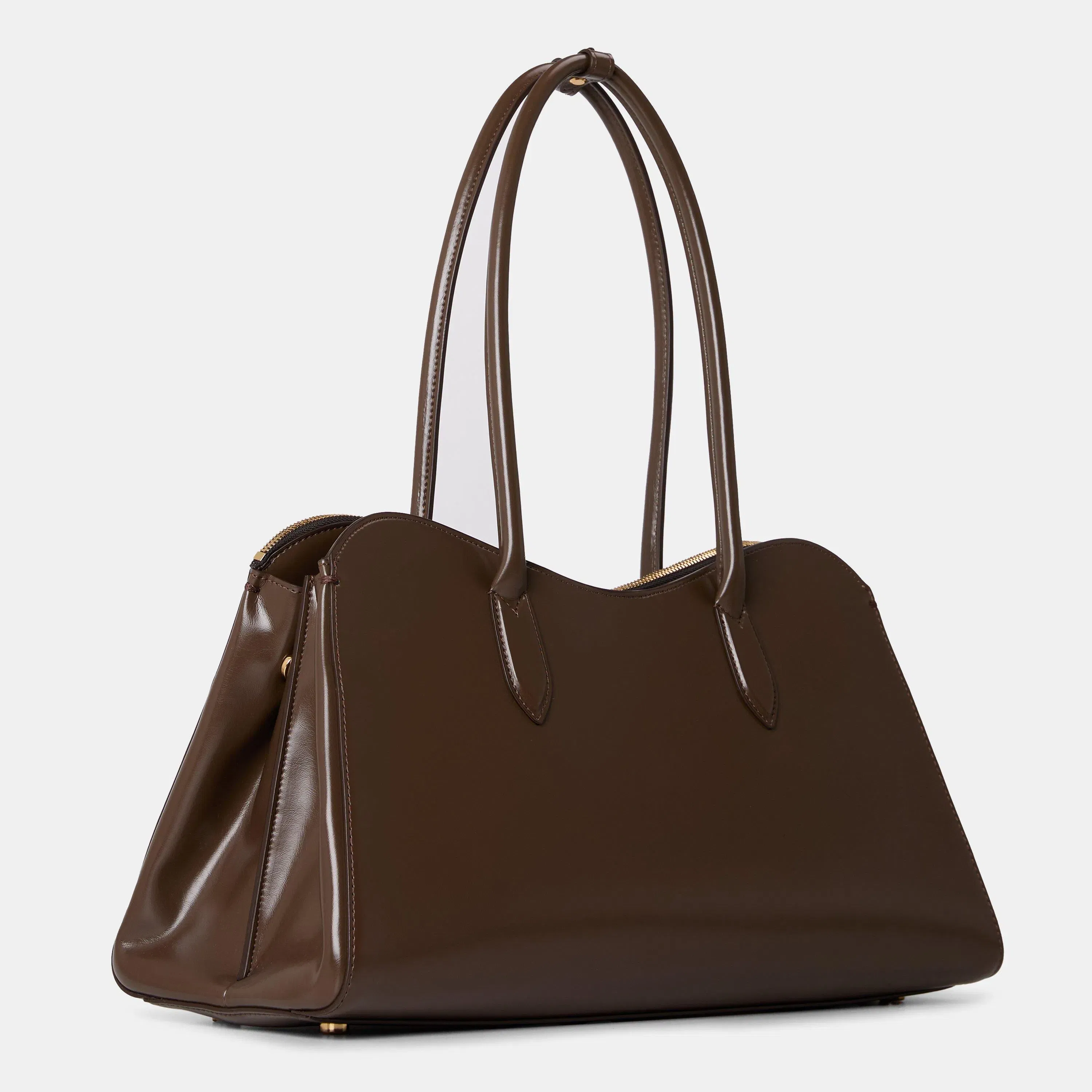 Shiny Ryder Top Handle Bag
