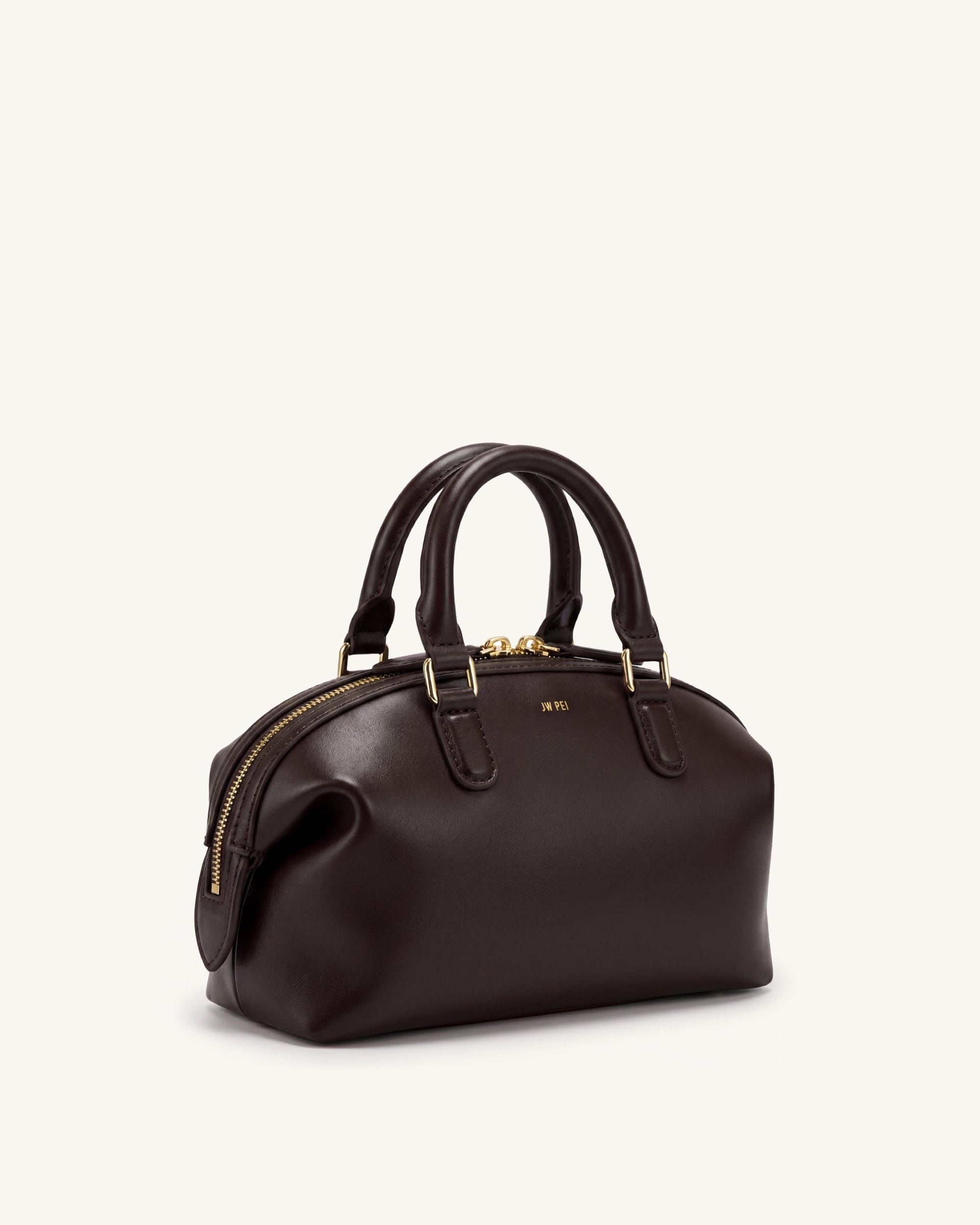 Arlo Top Handle Bag - Dark Brown