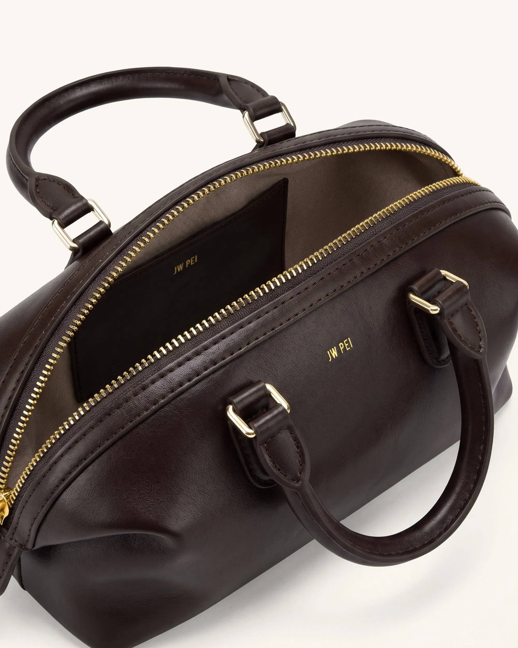 Arlo Top Handle Bag - Dark Brown
