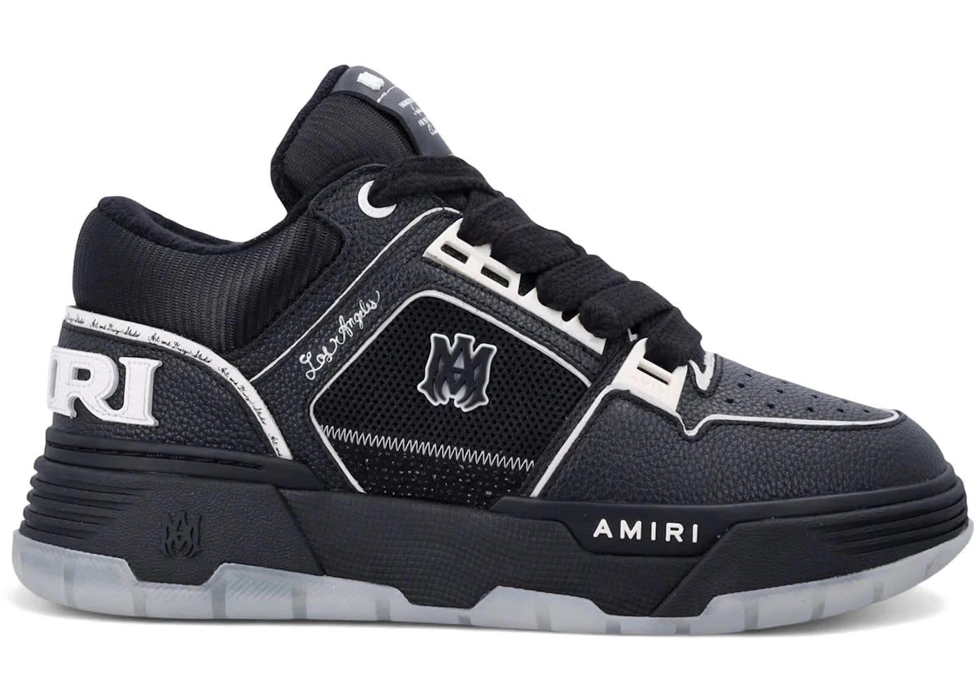 Amiri Ma-1 Black Leather