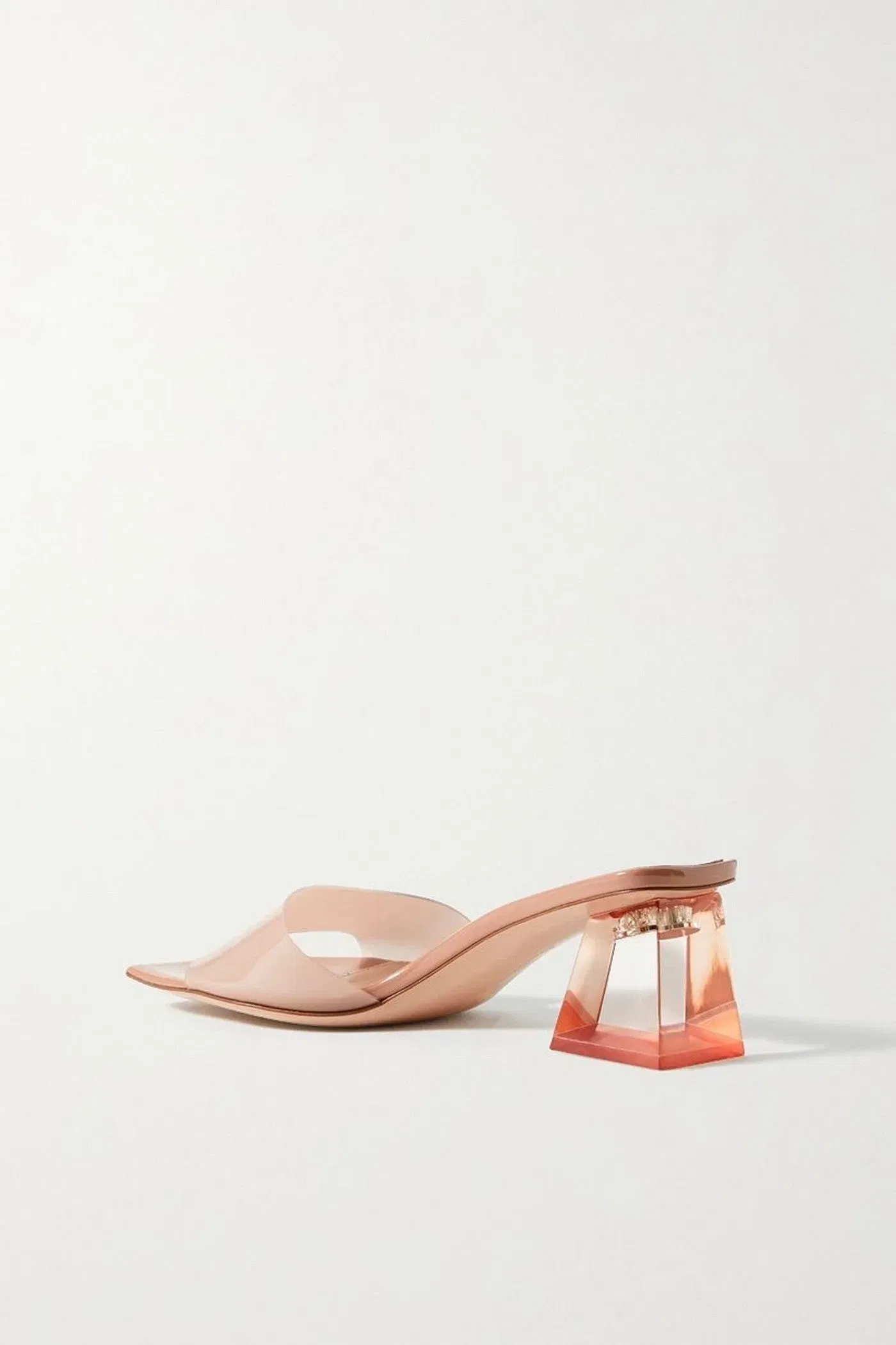Gianvito Rossi 55 Pvc Mules Neutral Women's