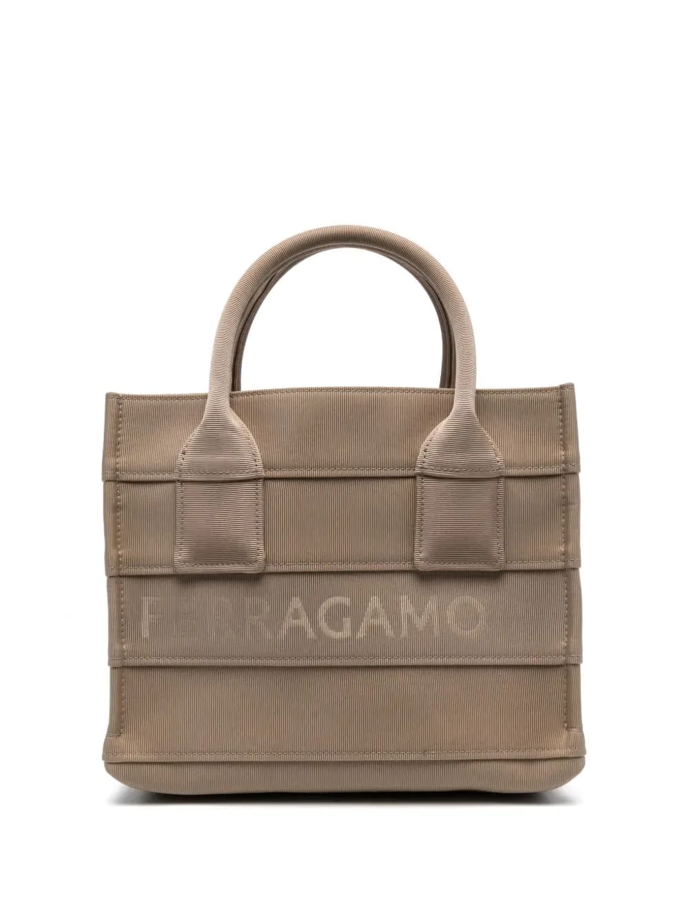 Signature (S) cotton-blend tote bag