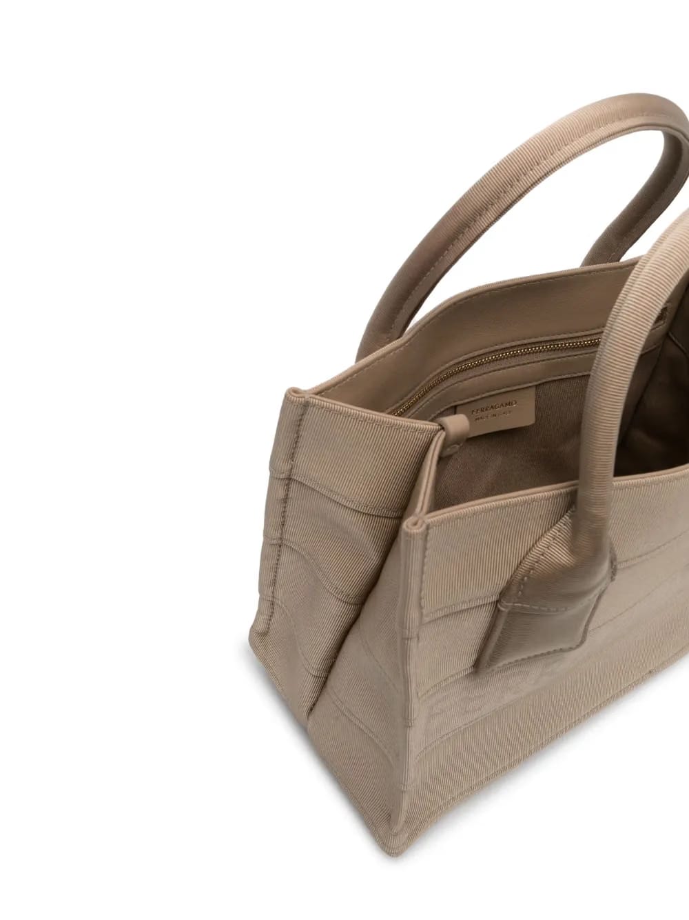 Signature (S) cotton-blend tote bag