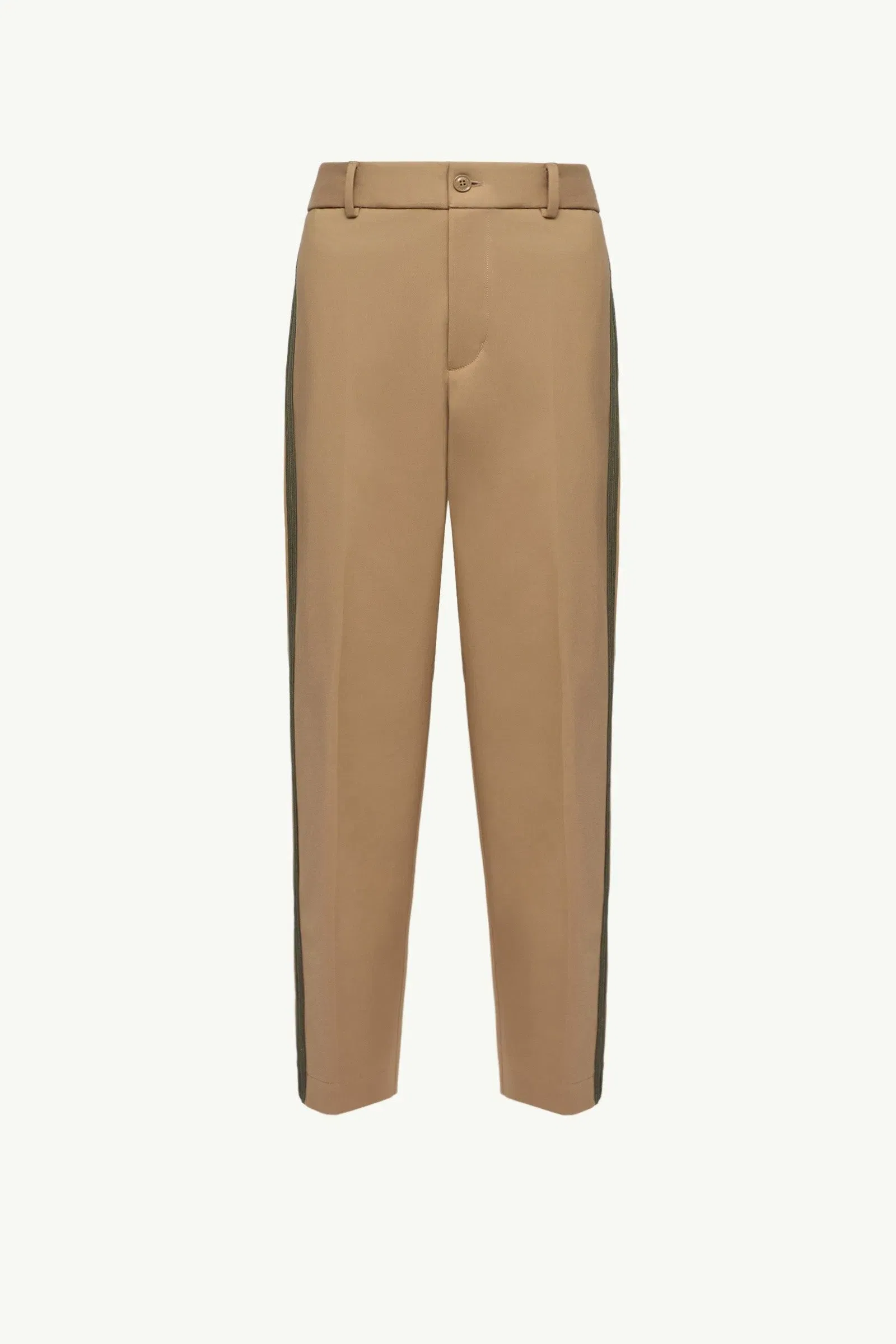 Moncler Tailored Cotton Blend Pants Beige Beige