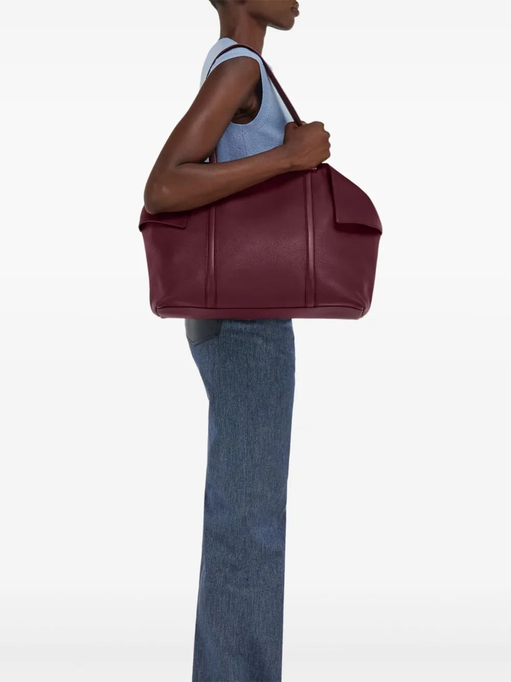 large folded-sides tote bag