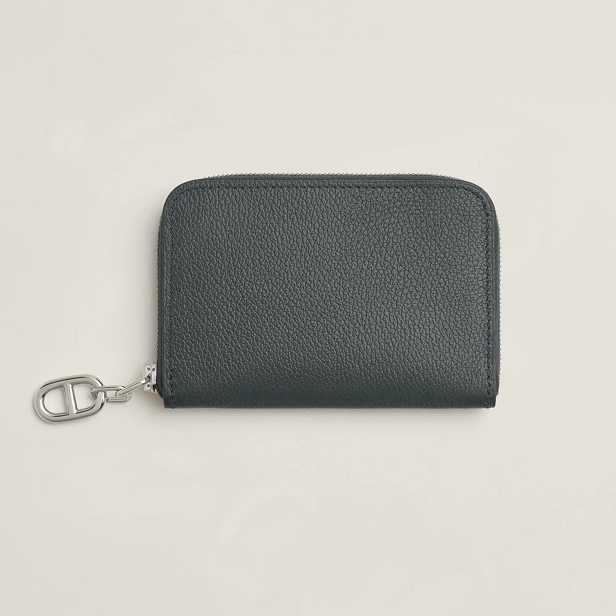 Hermes Zipengo Chaine D'Ancre Compact Card Holder Poussire