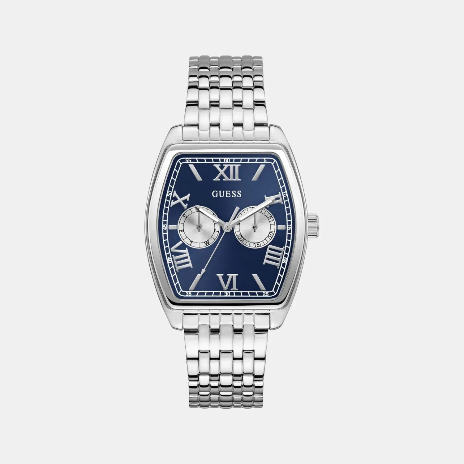 Guess Gd Gabriel Men Quartz Blue Dial Analog Stainless Steel Gw0975G1