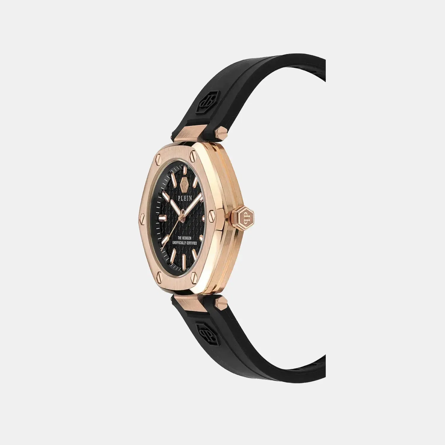 Philipp Plein Women Quartz Black Dial Chronograph Silicone Watch Pw1Ba0323