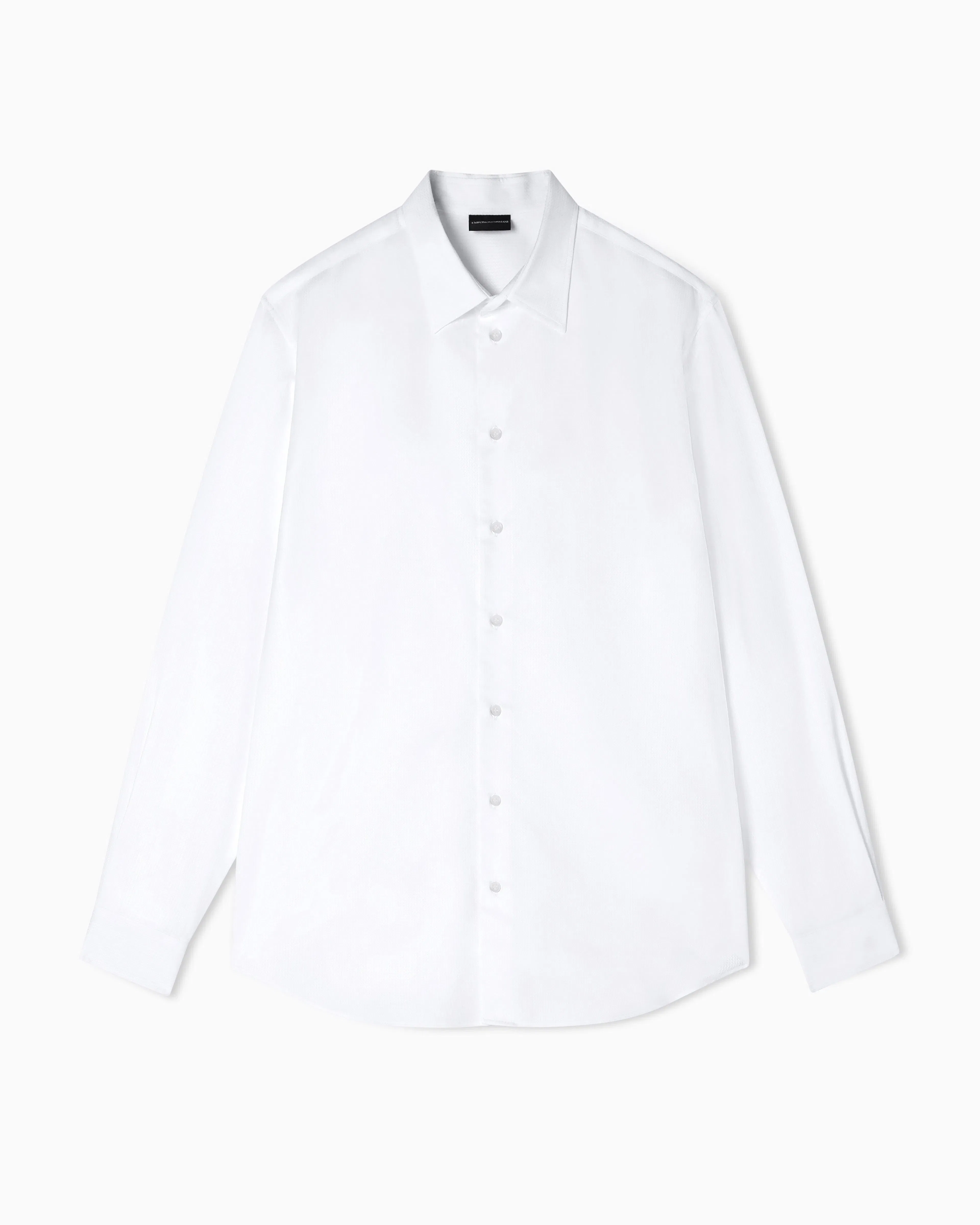 Emporio Armani Micro-textured fabric shirt