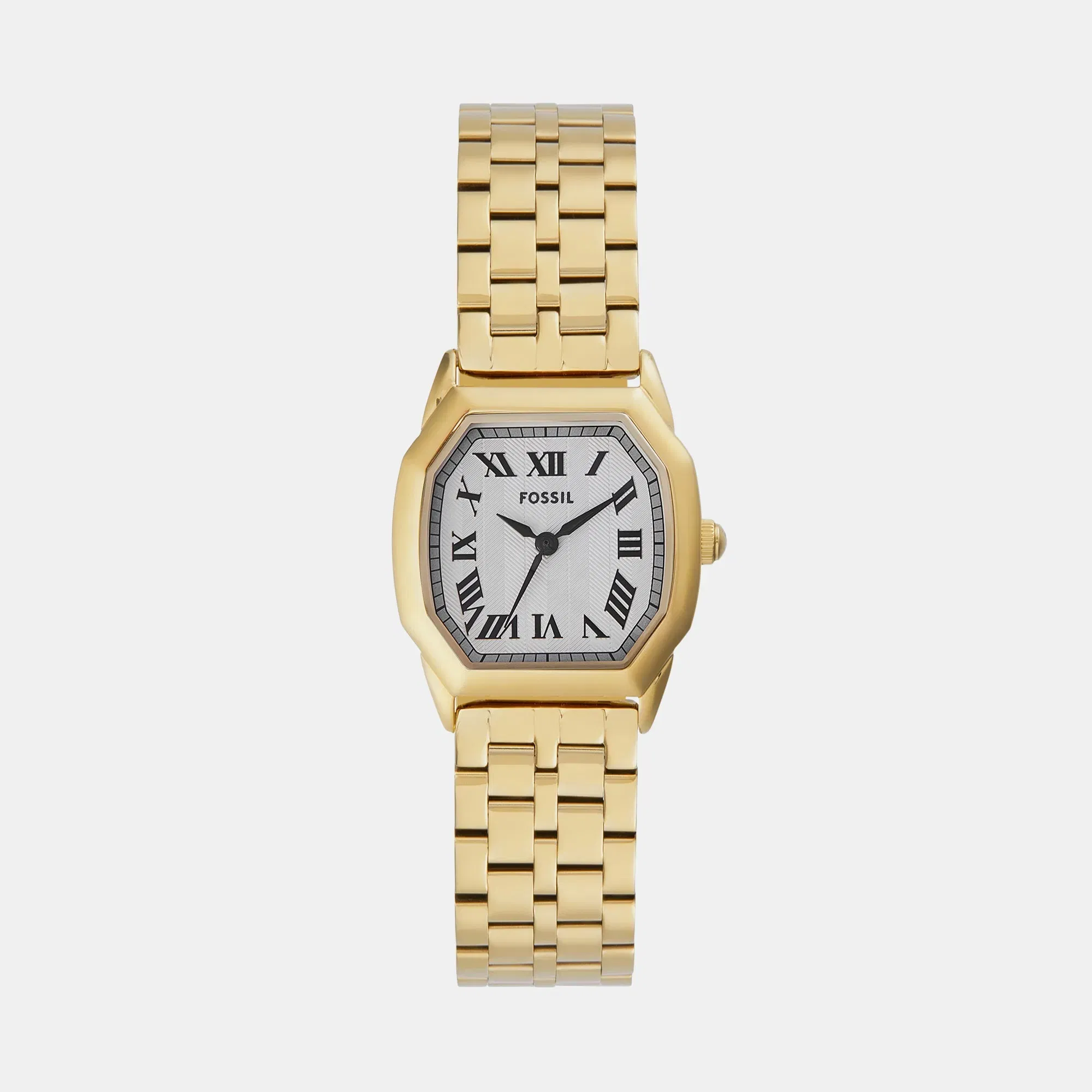 Fossil Harlow Women Quartz Cream Dial Analog Stainless Steel Watch Es5361