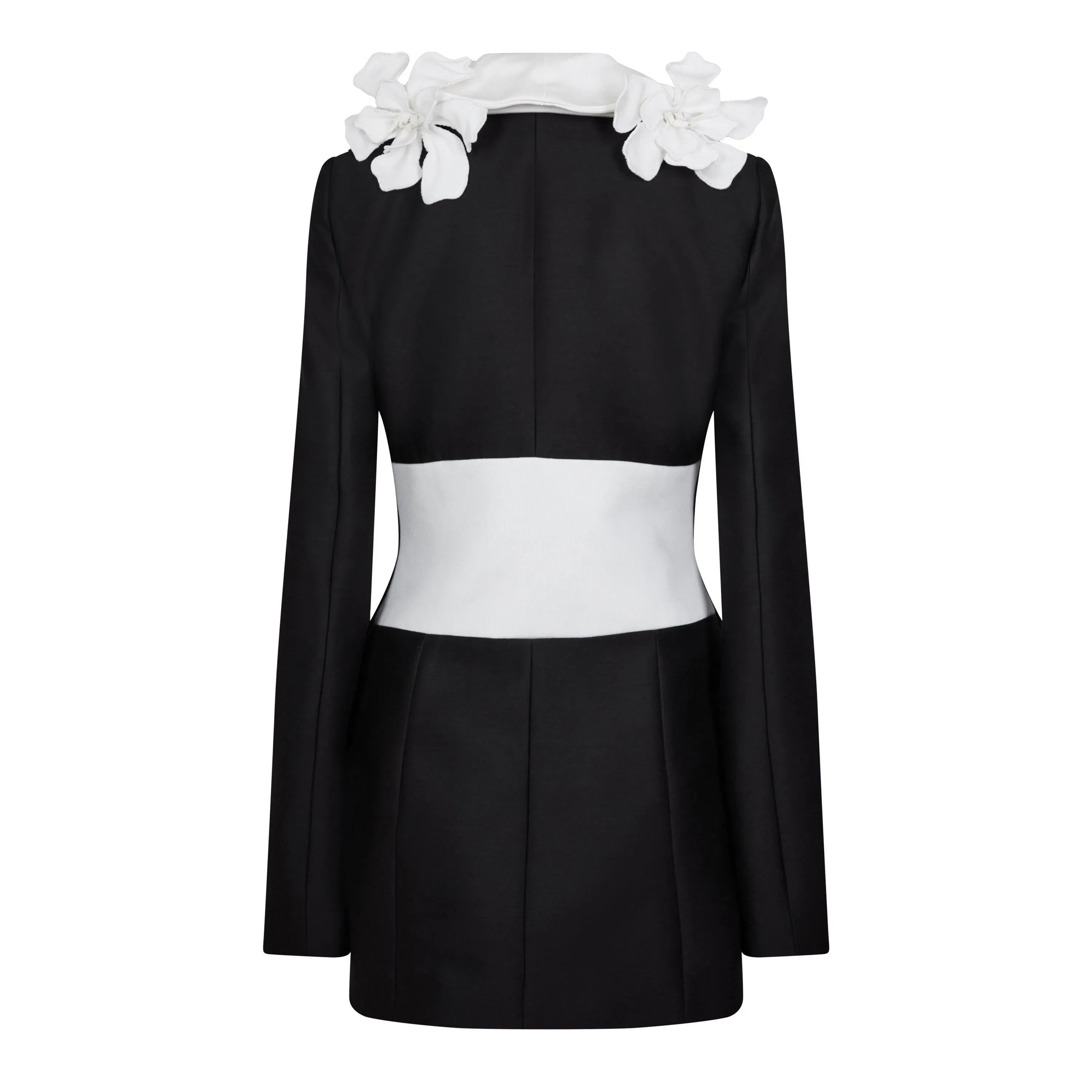 Suit Panelled Fitted Suit Jacket
