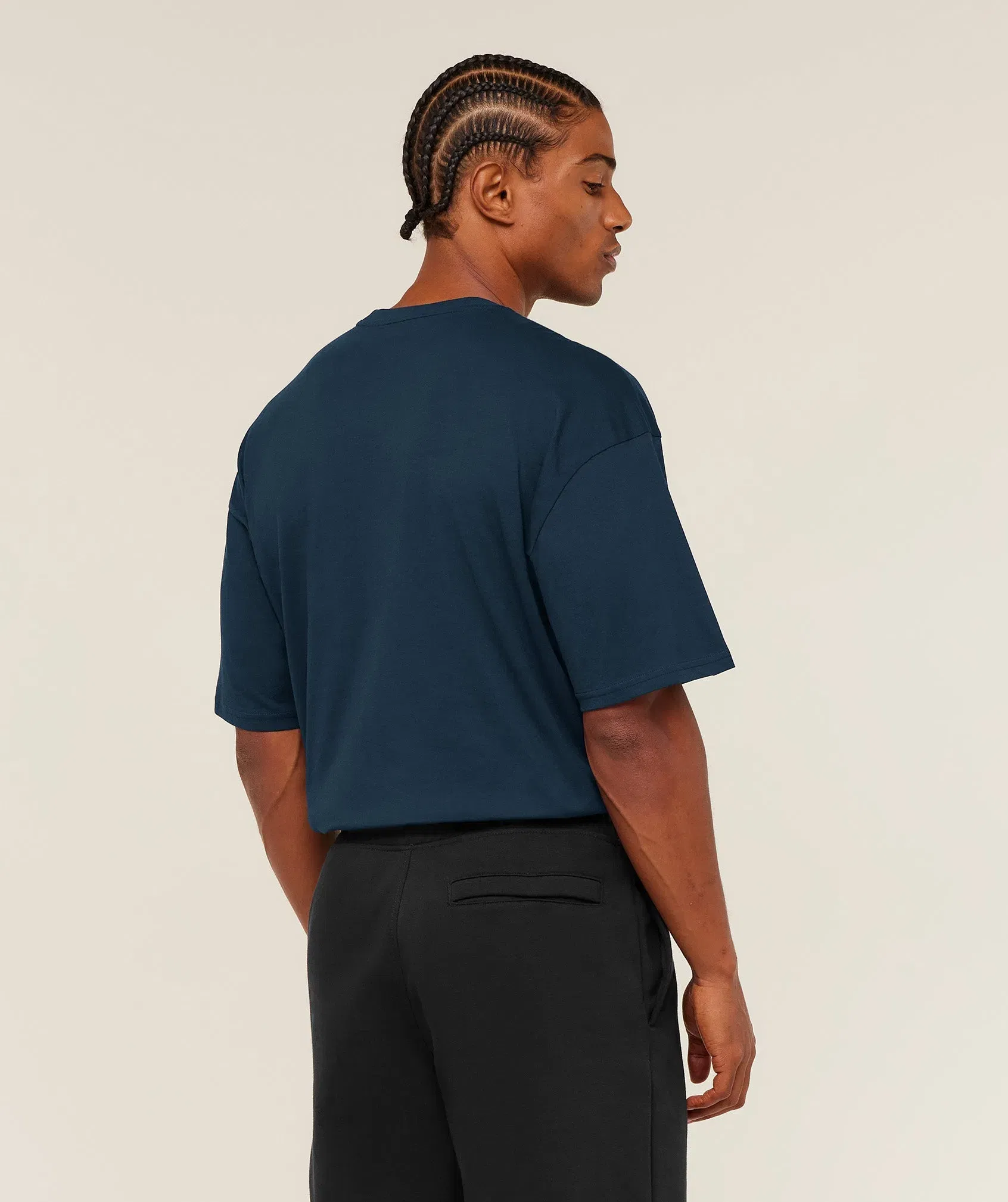 Gymshark Crest Oversized T-Shirt - GS Navy
