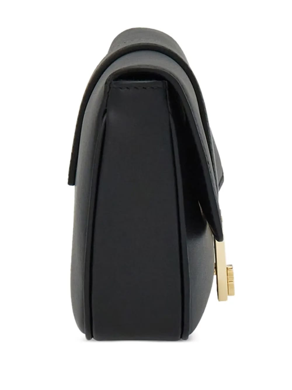 Gancini-plaque leather mini bag