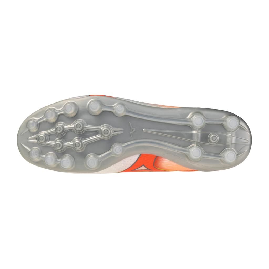 Mizuno Alpha Iii Elite Ag Artificial Grass Soccer Cleat White Lava Orange