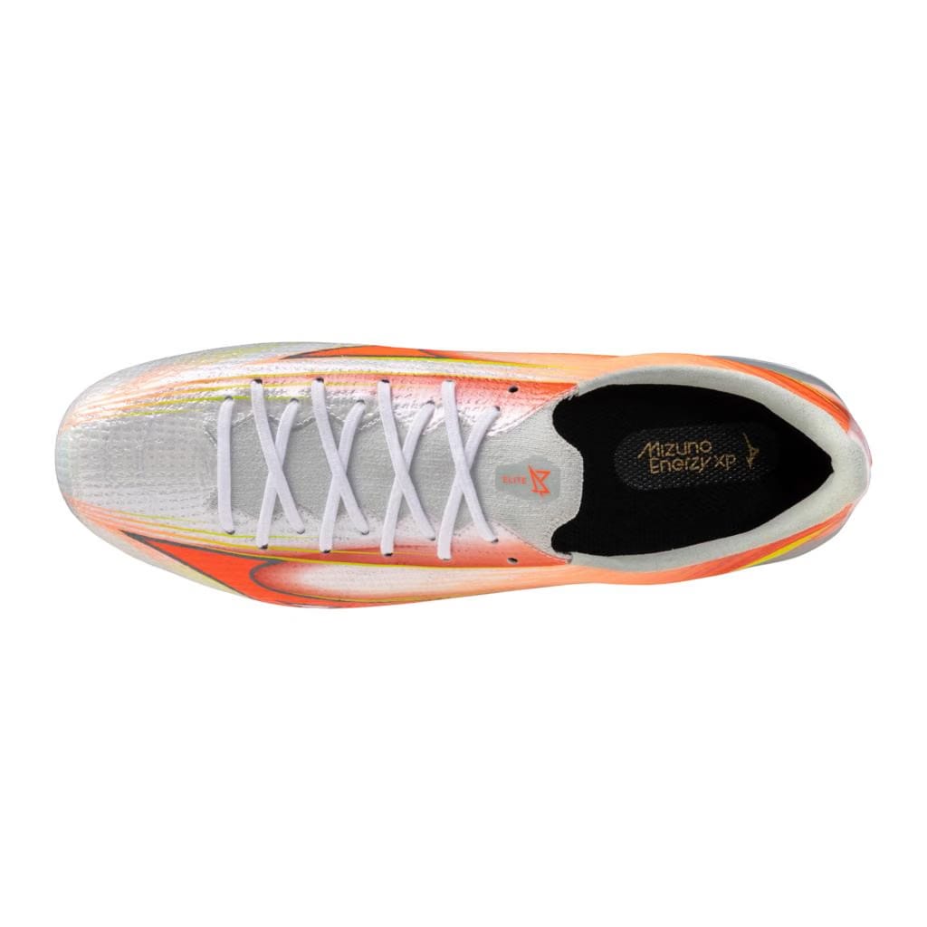 Mizuno Alpha Iii Elite Ag Artificial Grass Soccer Cleat White Lava Orange