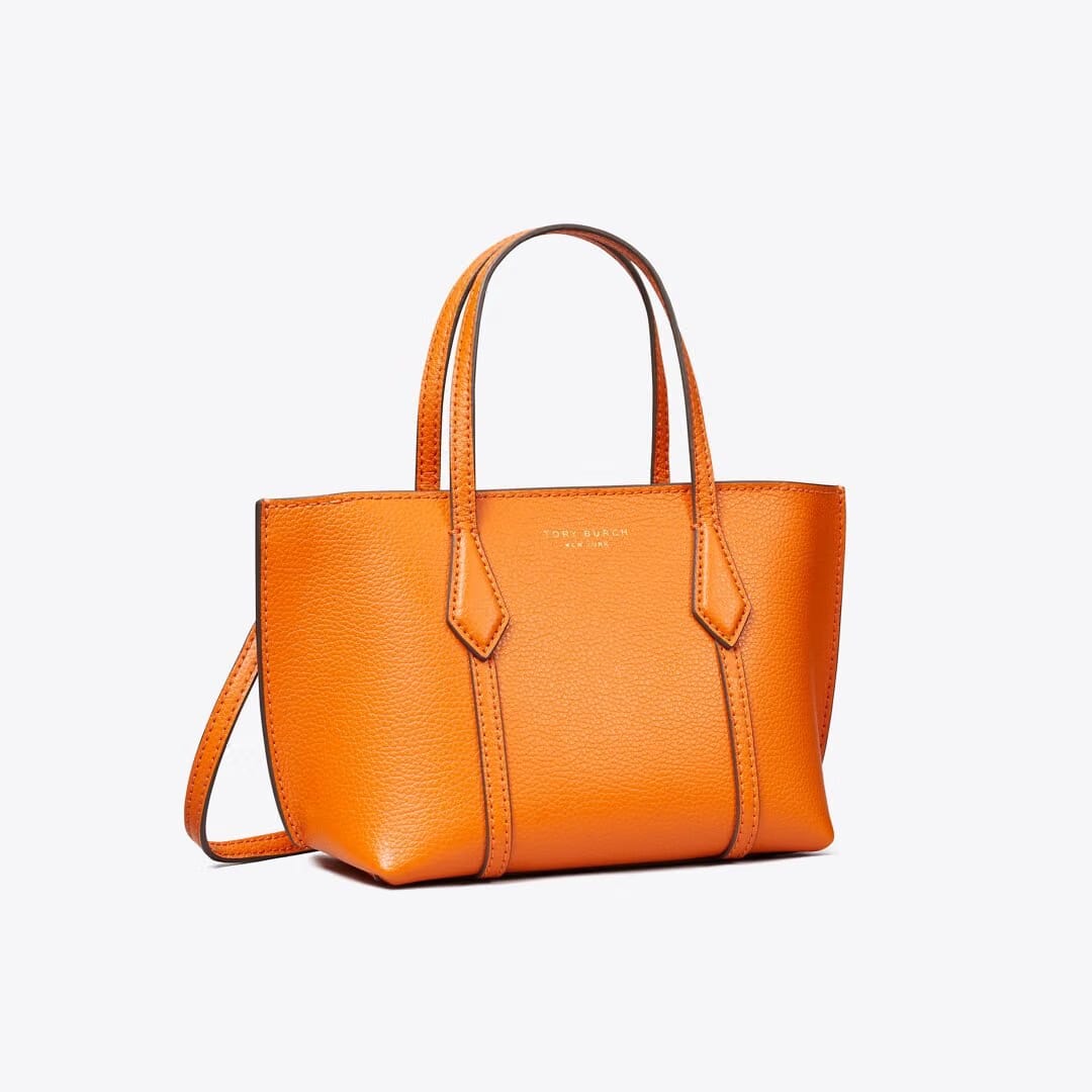 Tory Burch Mini Perry Tote Orange Jam