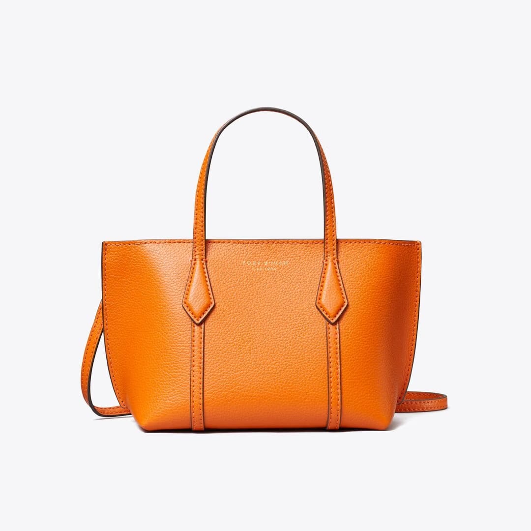 Tory Burch Mini Perry Tote Orange Jam