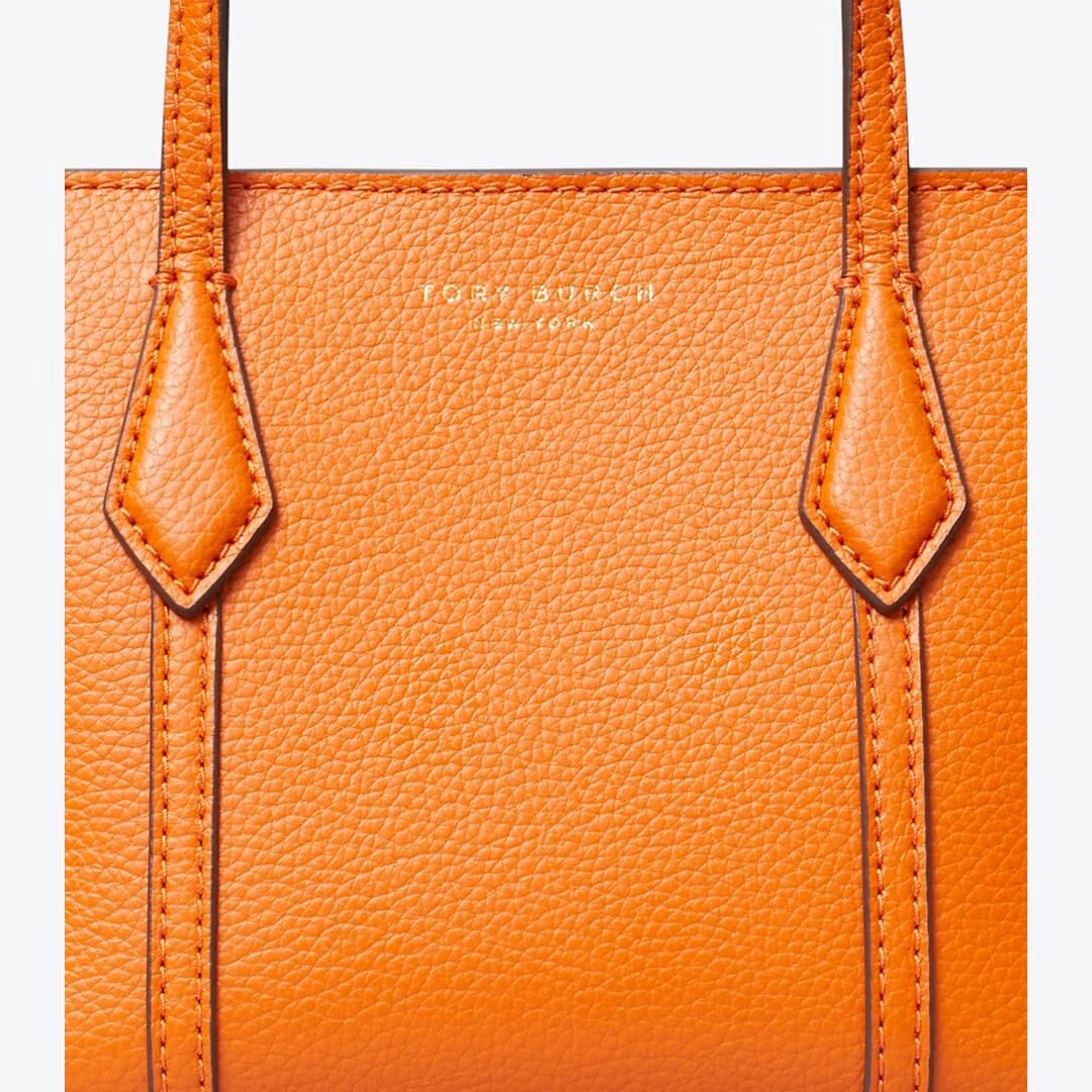 Tory Burch Mini Perry Tote Orange Jam