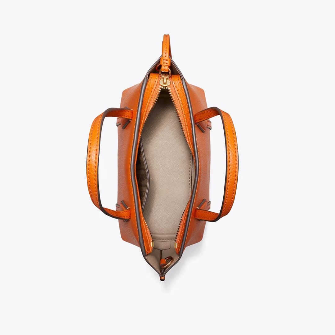 Tory Burch Mini Perry Tote Orange Jam