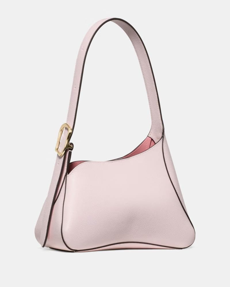 KateSpade 454 Sculpted Shoulder Bag Shimmer Pink