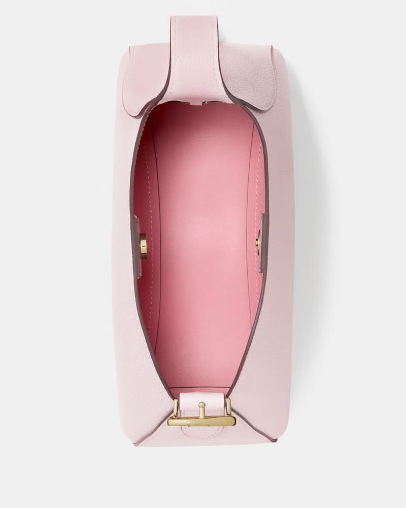 KateSpade 454 Sculpted Shoulder Bag Shimmer Pink