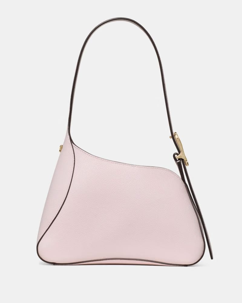 KateSpade 454 Sculpted Shoulder Bag Shimmer Pink